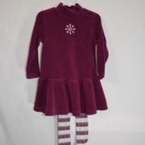 Hanna Andersson Dress and Tights